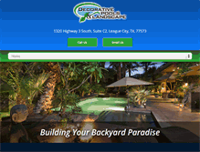 Tablet Screenshot of decorativepoolsinc.com